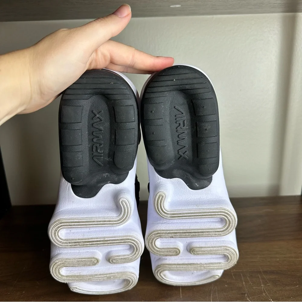 Nike Air Max KoKo Black & White Platform Sandals Sz 8 Womens - Picture 4 of 7